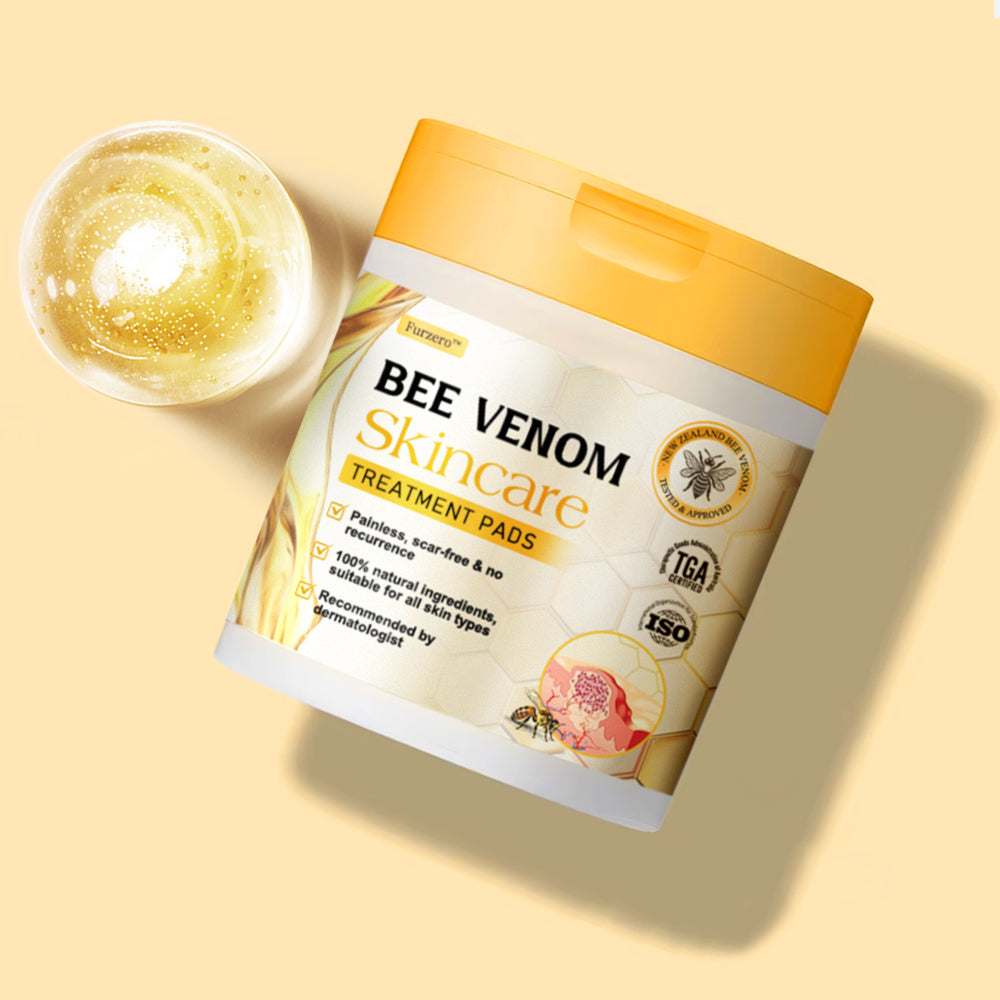 Furzero™ Bee Venom Skincare Treatment Pads (👩🏼⚕️CDA Recommended)