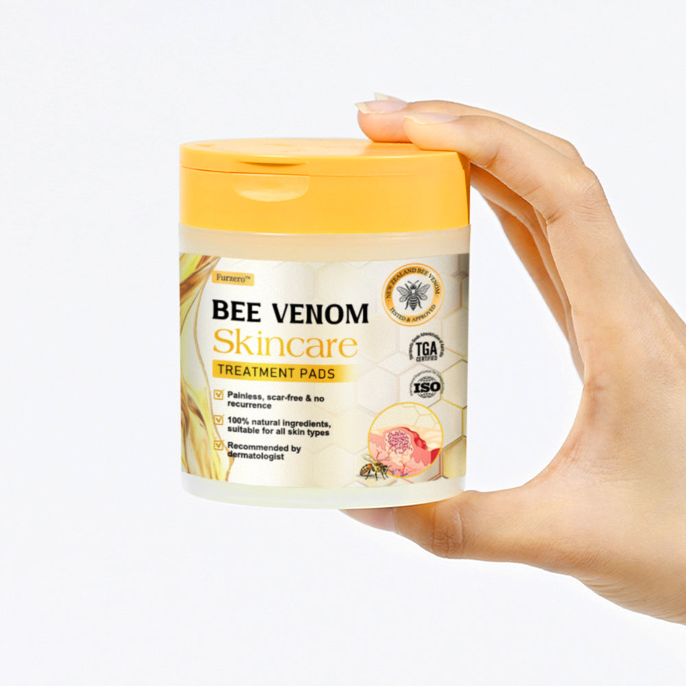 Furzero™ Bee Venom Skincare Treatment Pads (👩🏼⚕️CDA Recommended)