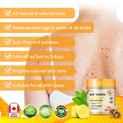 Furzero™ Bee Venom Skincare Treatment Pads (👩🏼⚕️CDA Recommended)