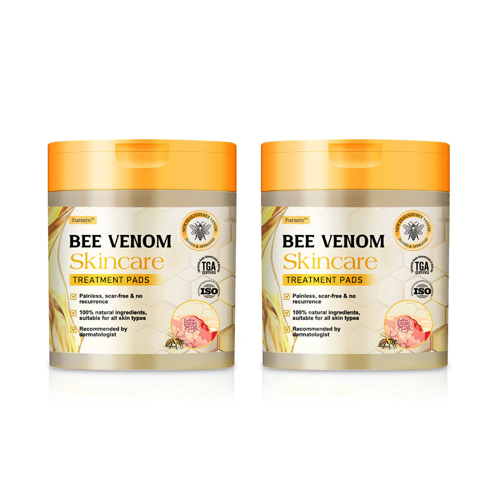 Furzero™ Bee Venom Skincare Treatment Pads (👩🏼⚕️CDA Recommended)